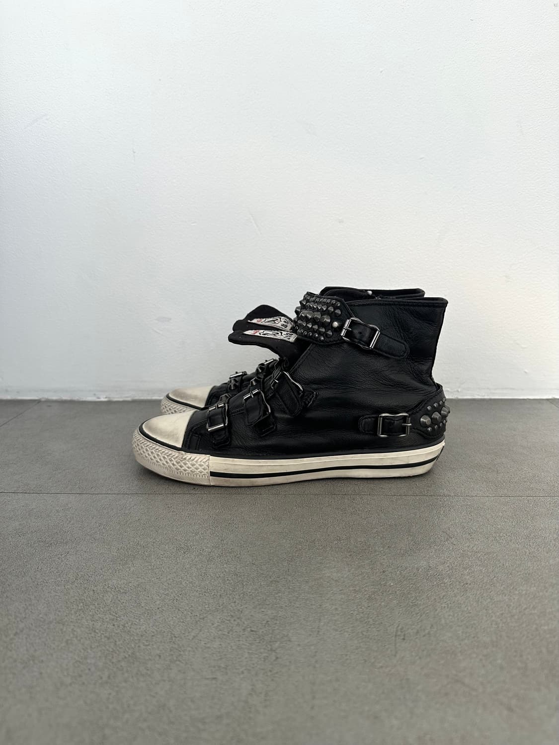 Ash 보아퍼 스터드 버클 레더 하이탑 상품이미지4