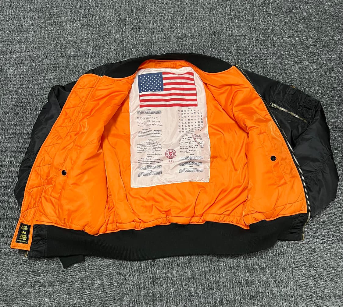 알파인더스트리 USAF ma-1 리버시블 상품이미지2