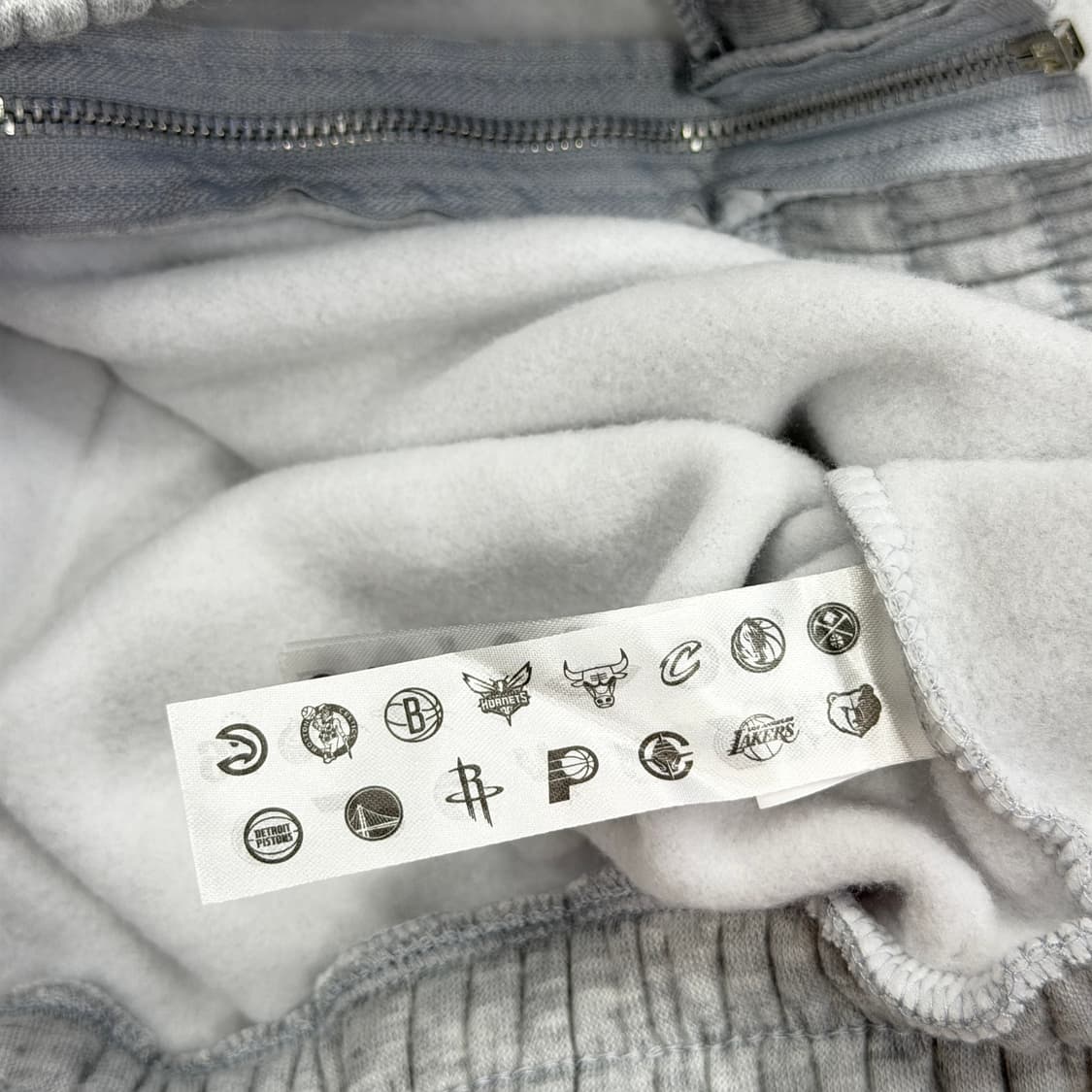 NBA 울트라게임 레이커스 크롭 후드집업 헤더 그레이 M 상품이미지5