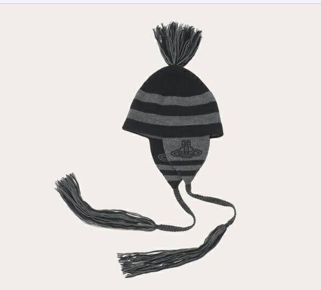 비비안웨스트우드 이어플랩 블랙 상품이미지1