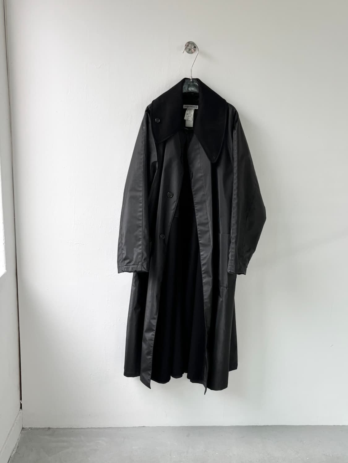 엠포리오 아르마니 96AW 하이넥 코팅 코트 상품이미지1