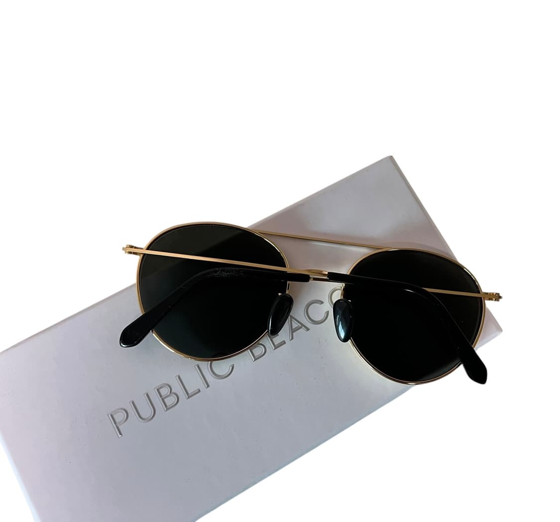 퍼블릭비컨PUBLIC BEACON 금장 라운드 선글라스 상품이미지5