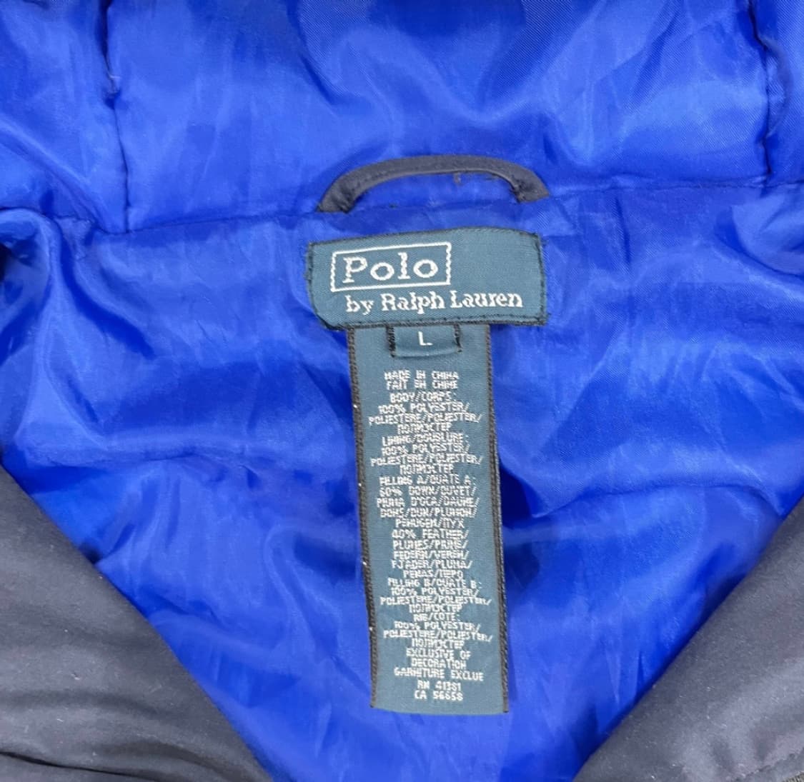 폴로 랄프로렌 빅포니 네이비 패딩 상품이미지3