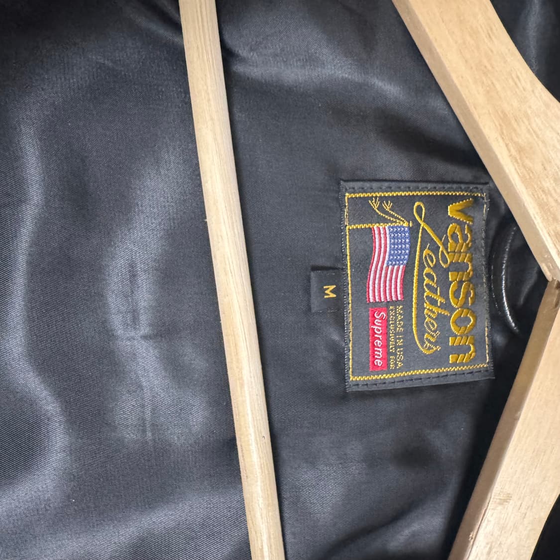 m)슈프림 히스테릭글래머 벤슨 가죽 자켓 상품이미지5