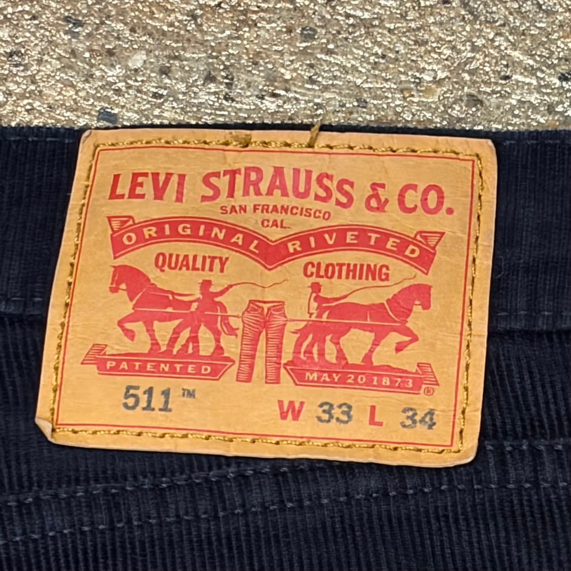 미국 빈티지 리바이스 511 코듀로이팬츠 골덴바지 상품이미지9