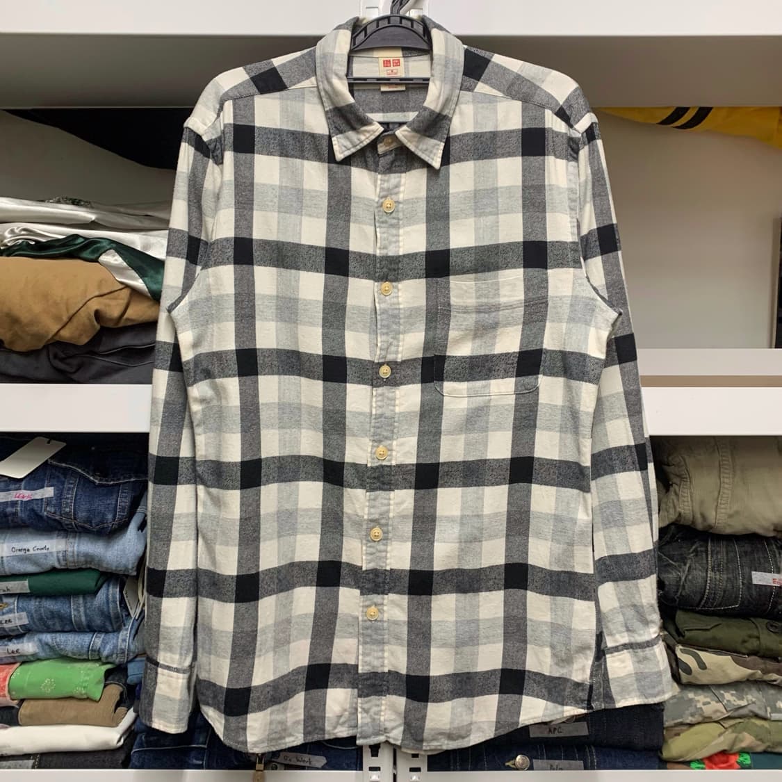 [M] 유니클로 X 디즈니 미키마우스 프린팅 코튼셔츠 상품이미지2