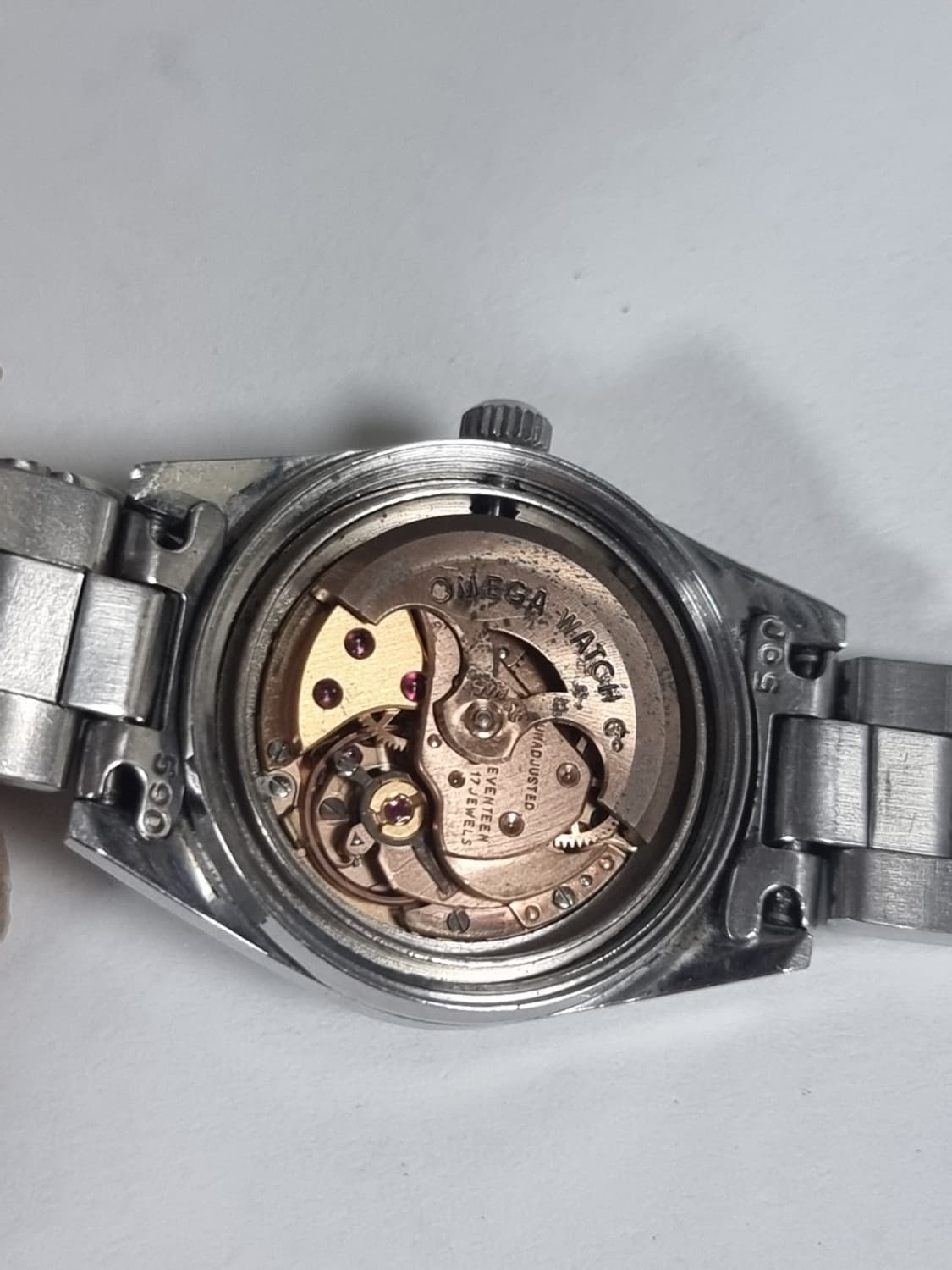 오메가 여성용 정품 빈티지 26mm 은장 시계 OMEGA 올제치 상품이미지7