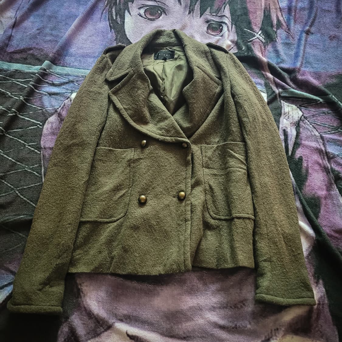 Clear wool double Jacket 상품이미지1