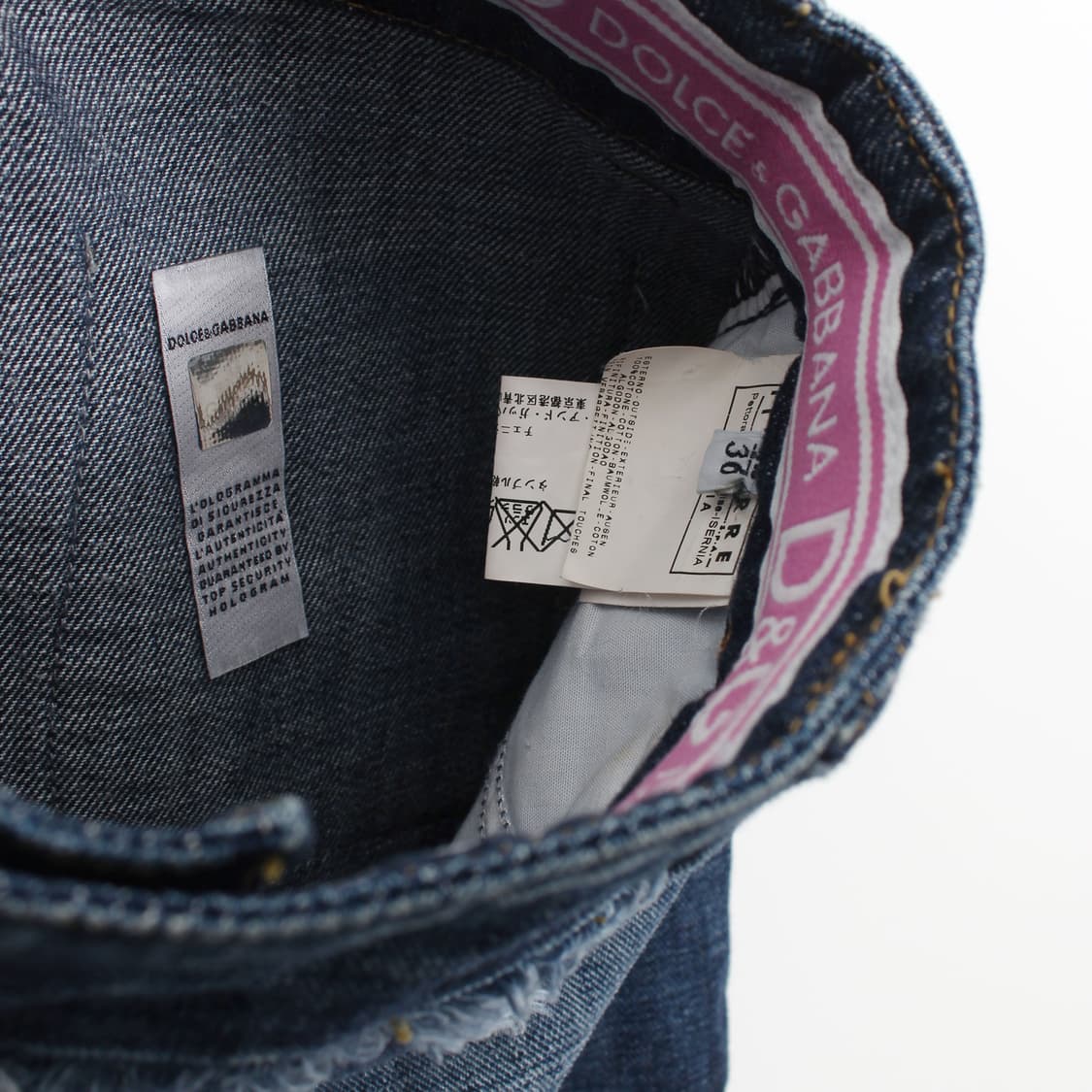 돌체앤가바나 DOLCE&GABBANA 니트 포켓 미니 데님 스커트 청치마 상품이미지10