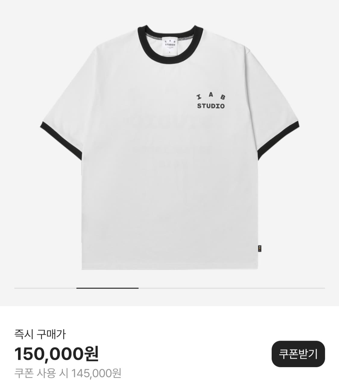 [m] 아이앱스튜디오 링거티 반팔 상품이미지1