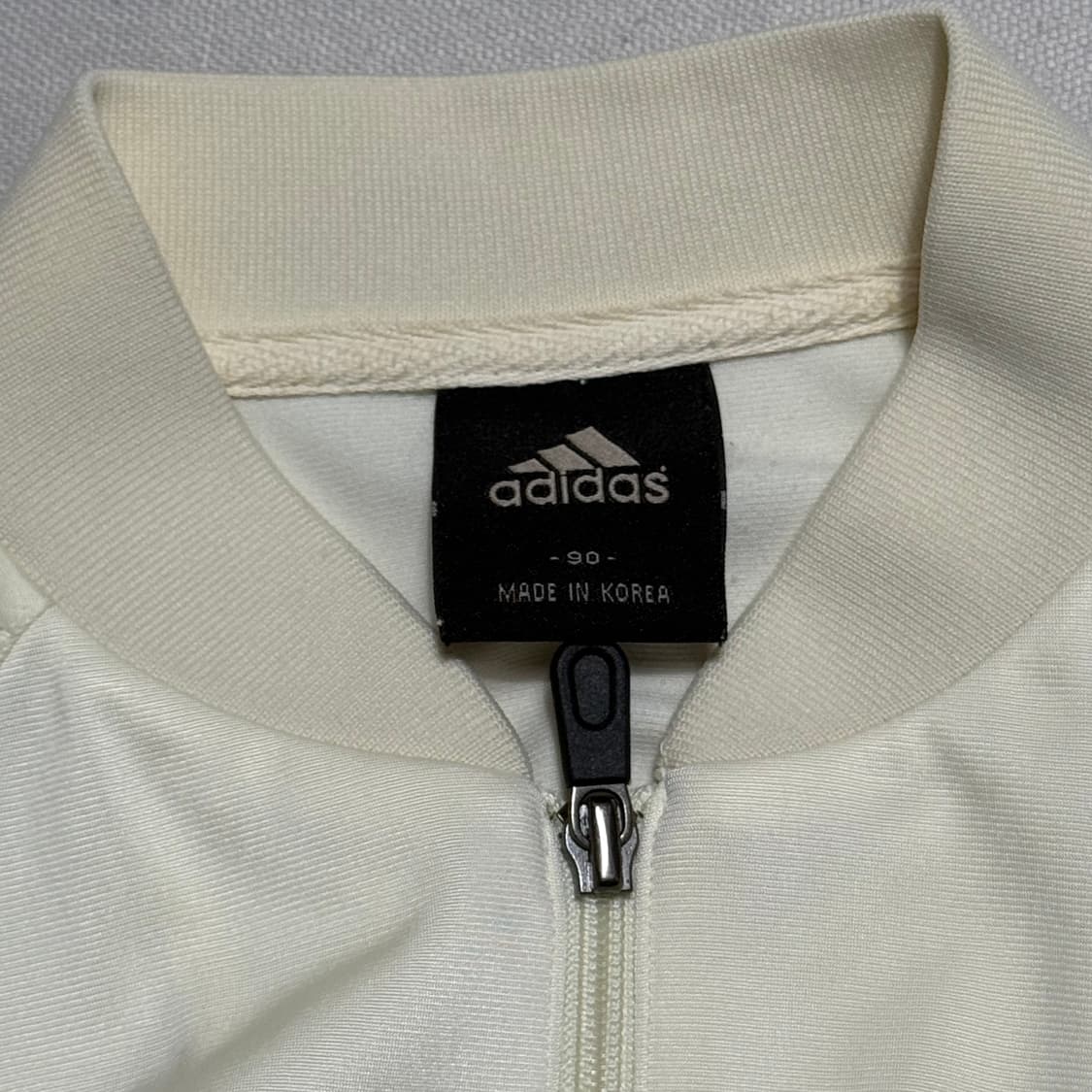 90 아디다스 민트라인 여성용 아이보리 트랙탑 상품이미지4