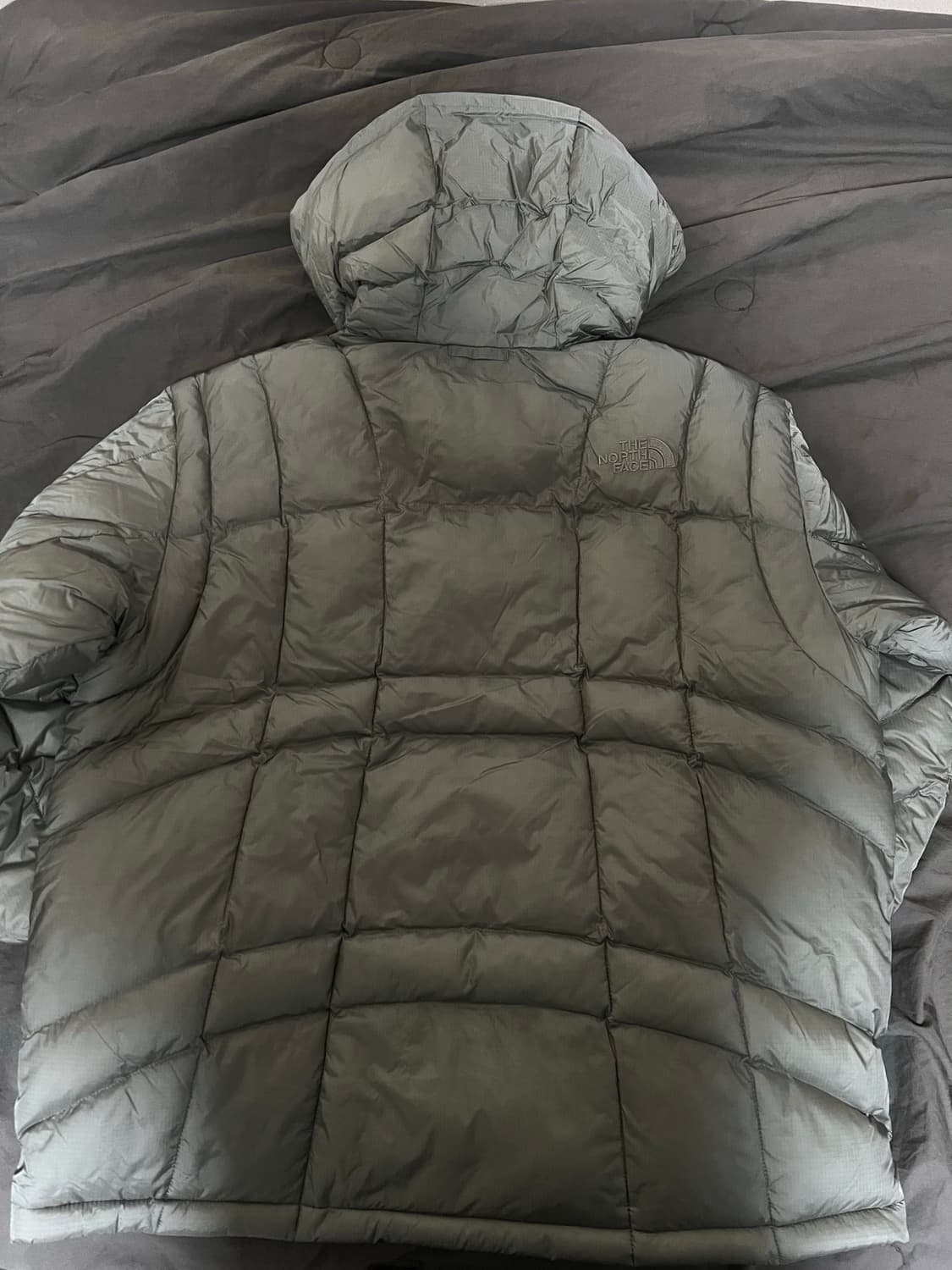 (L) 노스페이스 경량패딩 그레이 새상품 웨이브LT온 자켓 상품이미지3