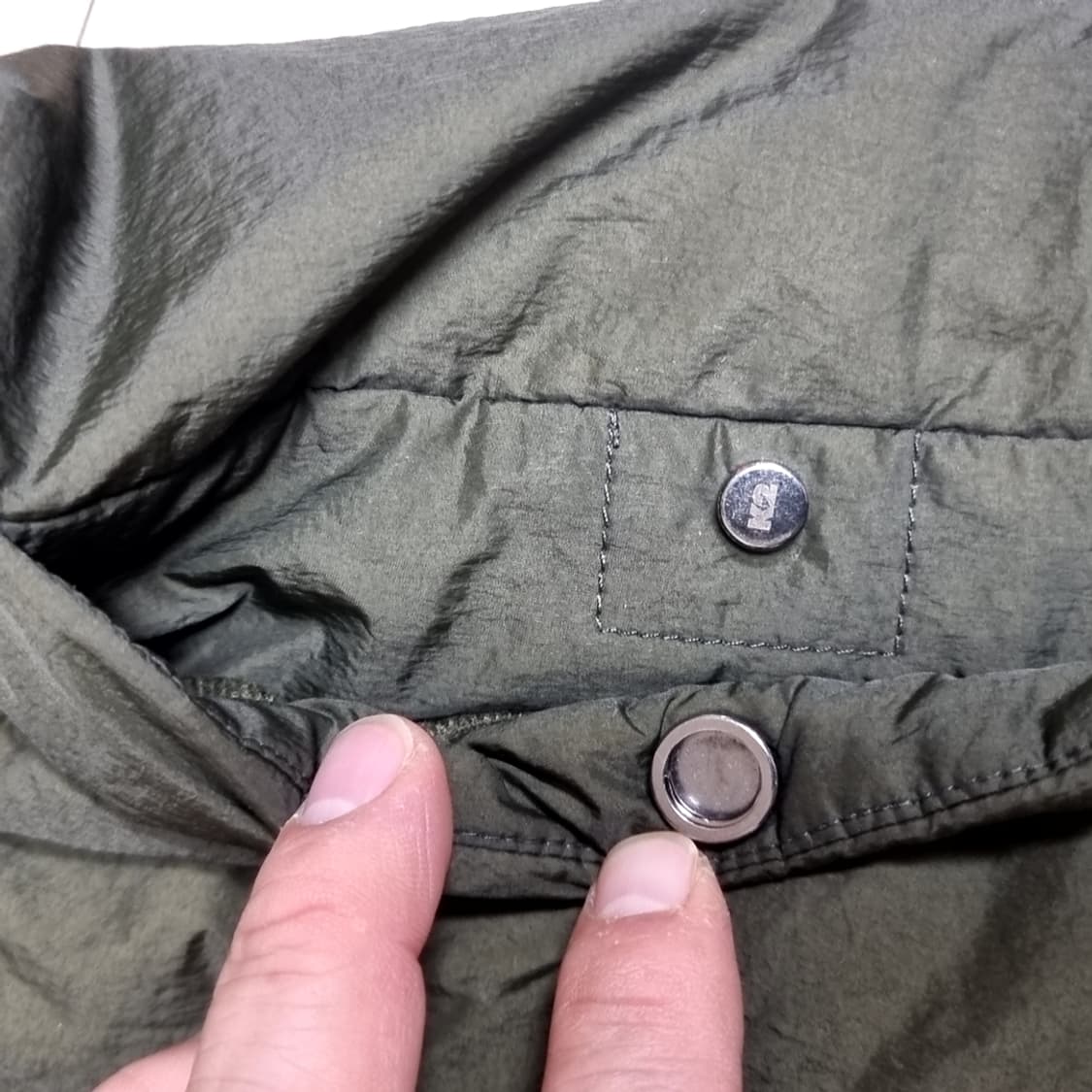 K2 퀼팅 자켓 카키색 깔깔이 패딩(100-105) 상품이미지4