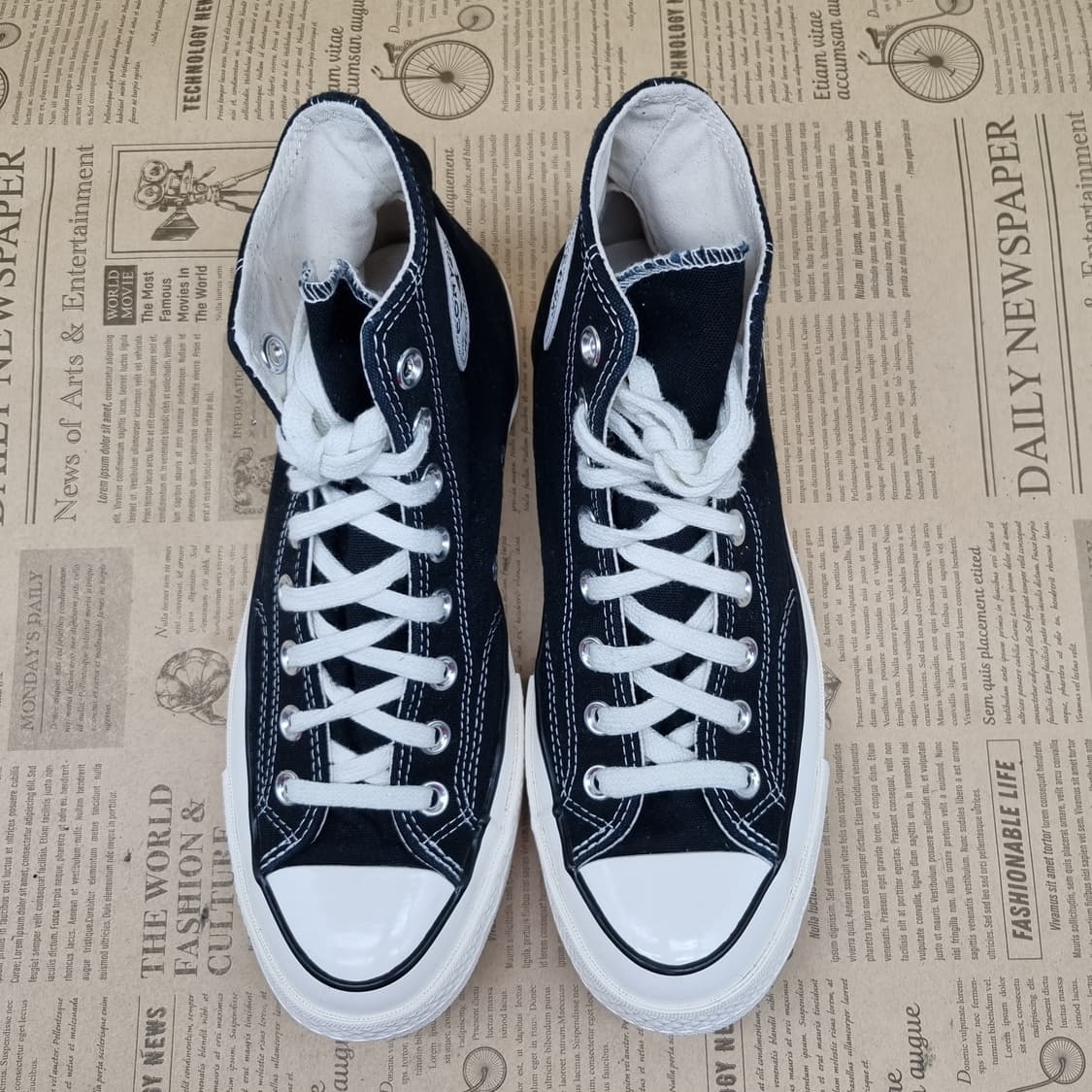 컨버스 척테일러 70s 블랙 하이탑 255 상품이미지2