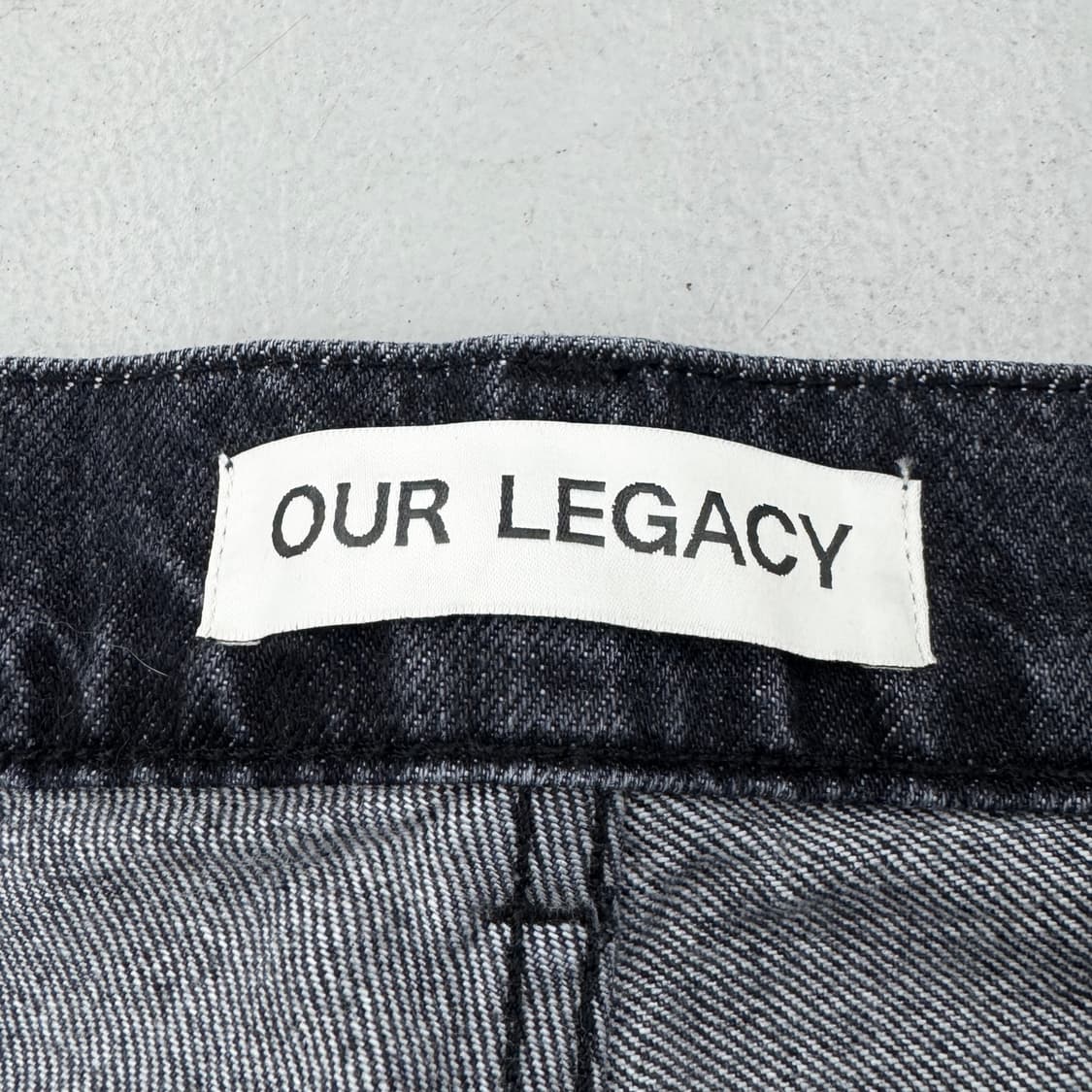 아워레가시 써드컷 슬래쉬 흑청 와이드 데님팬츠 상품이미지7