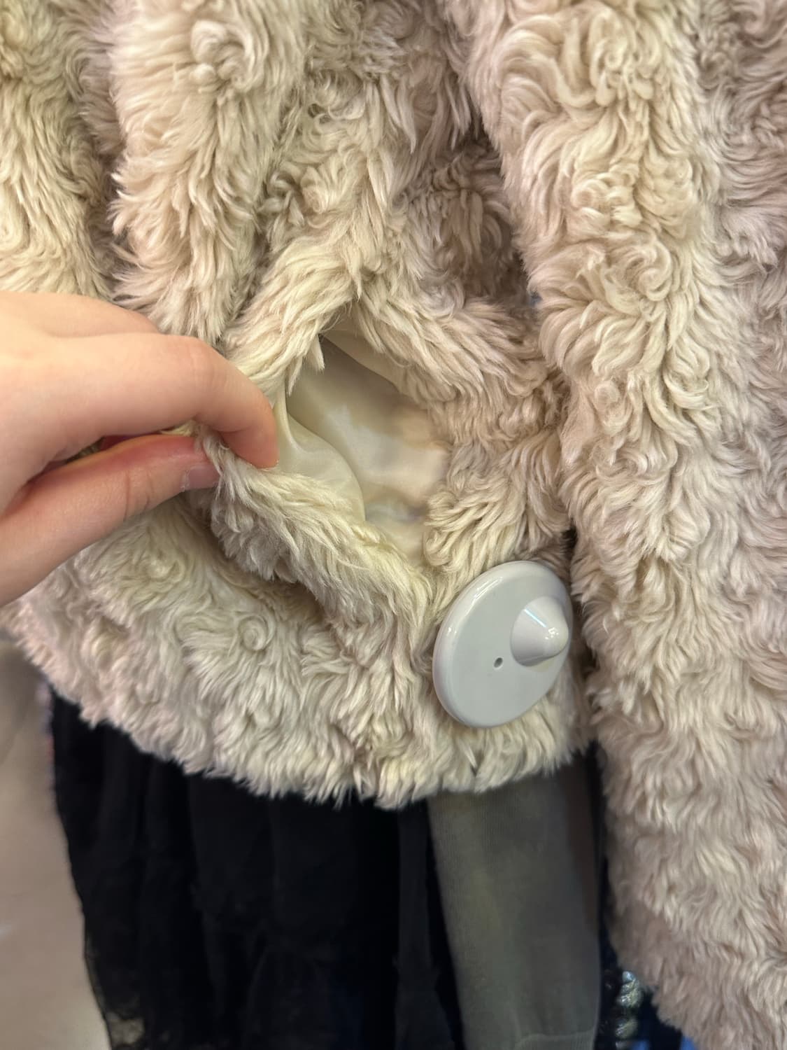 VINTAGE 빈티지 아이보리 에코퍼자켓 상품이미지3