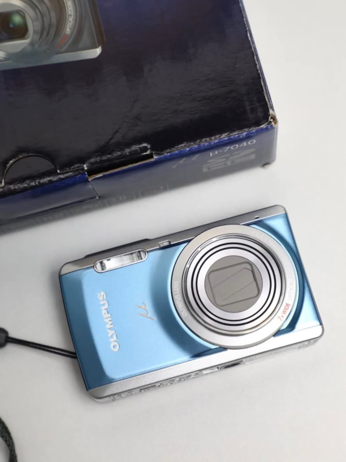 풀셋 디카 올림푸스 뮤 7040 블루 디지털카메라 상품이미지1