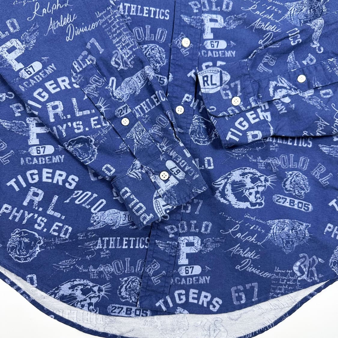 폴로 랄프로렌 커스텀 핏 RL 타이거 셔츠 (M) 상품이미지4