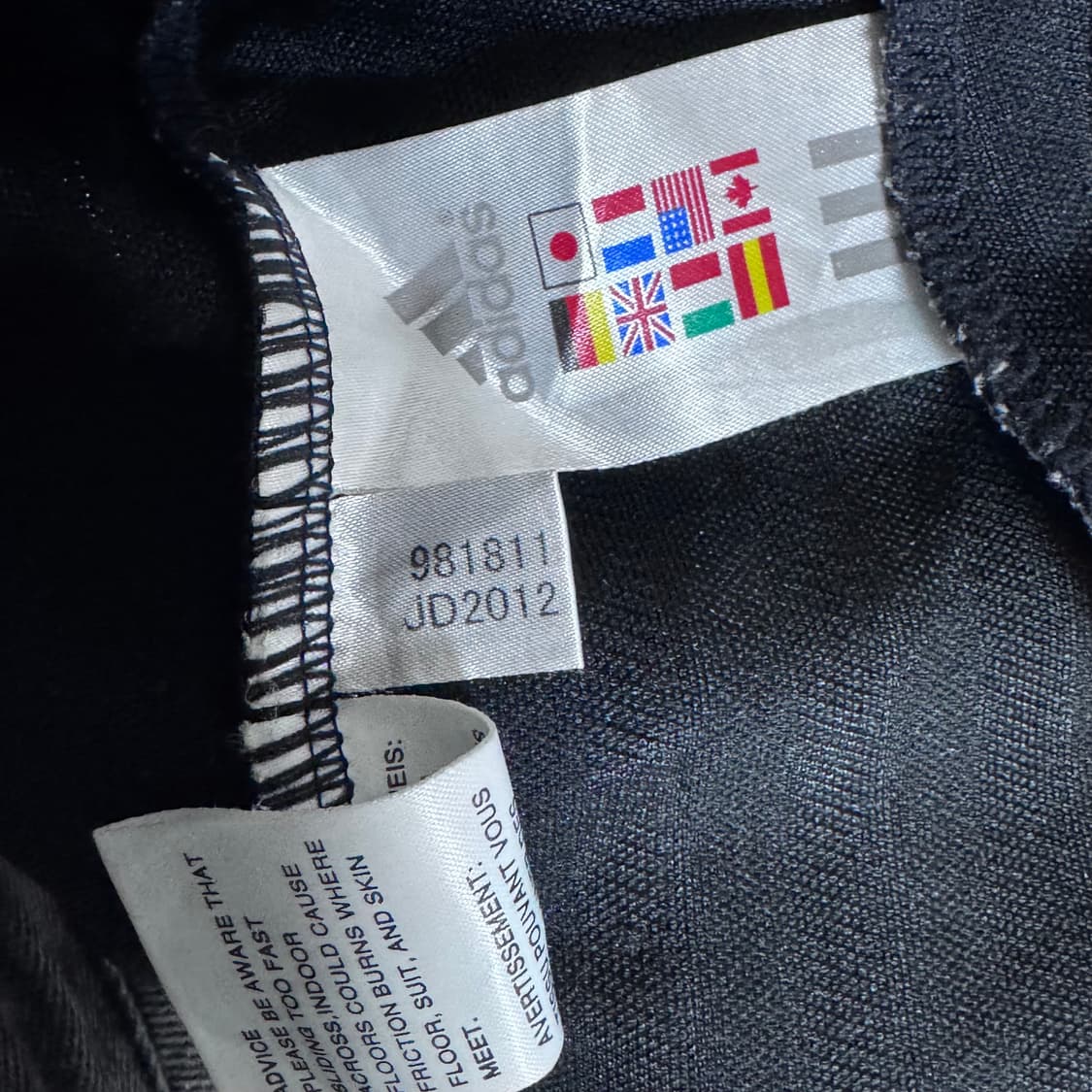 투티/0086 아디다스 블랙 삼선 유니크 트랙탑 져지 집업 상품이미지10