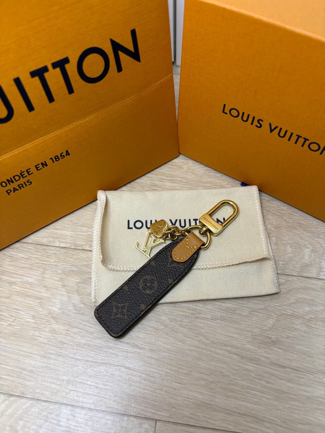 (새상품급, 풀구성) 루이비통 모노그램 체리키드 키링 상품이미지3