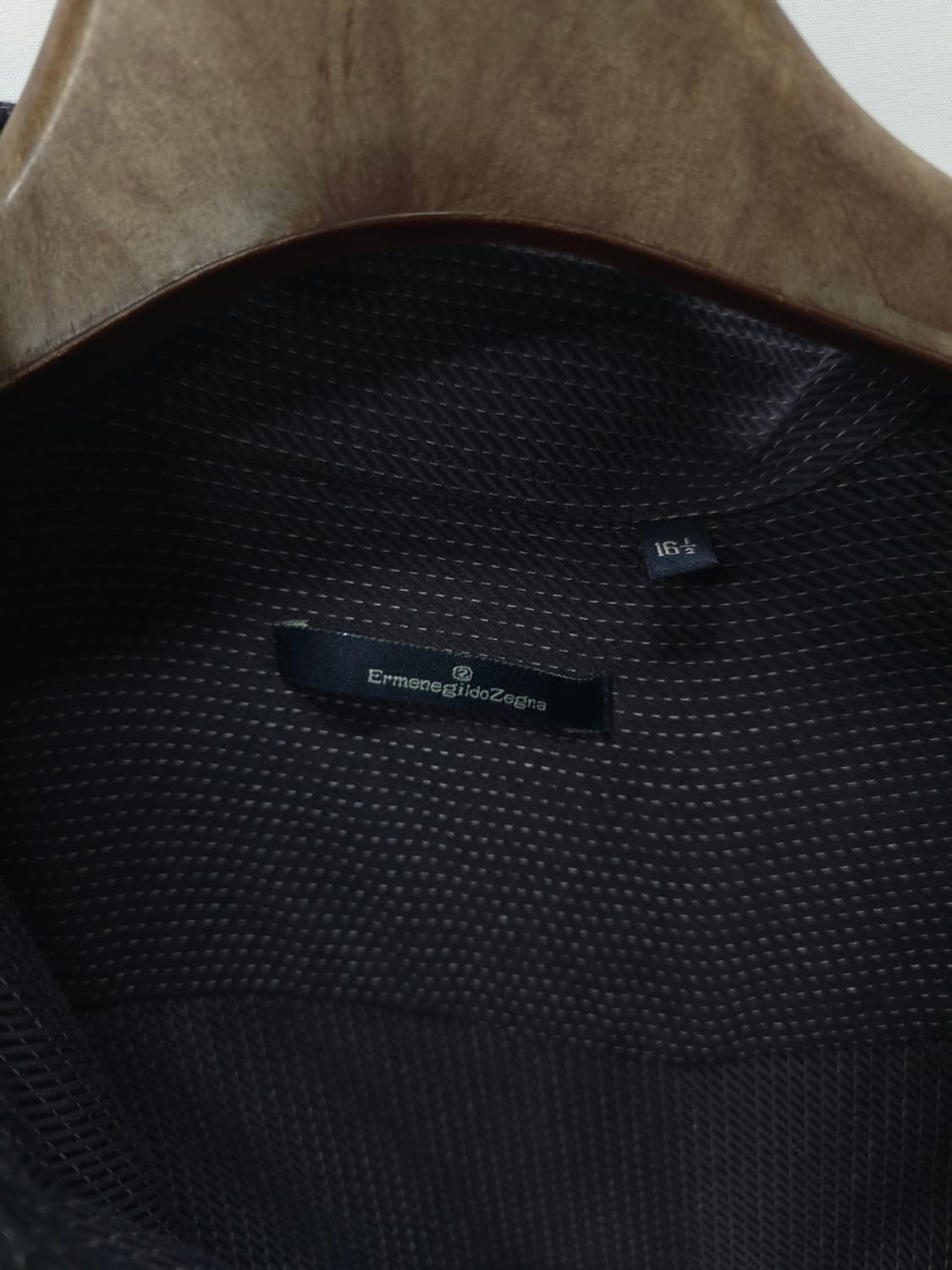 에르메네질도 제냐(Zegna) 블랙 스티치셔츠 (100~105) 상품이미지8