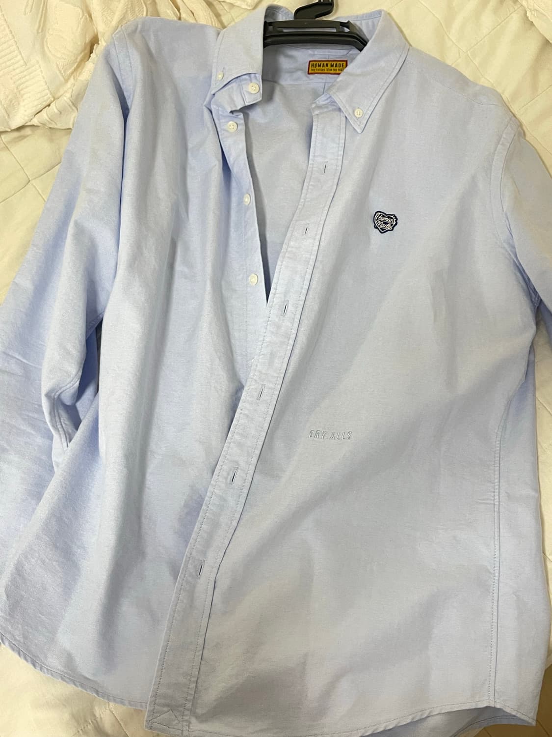 [M] 휴먼메이드 옥스포드 BD셔츠 블루,화이트 일괄판매 상품이미지1