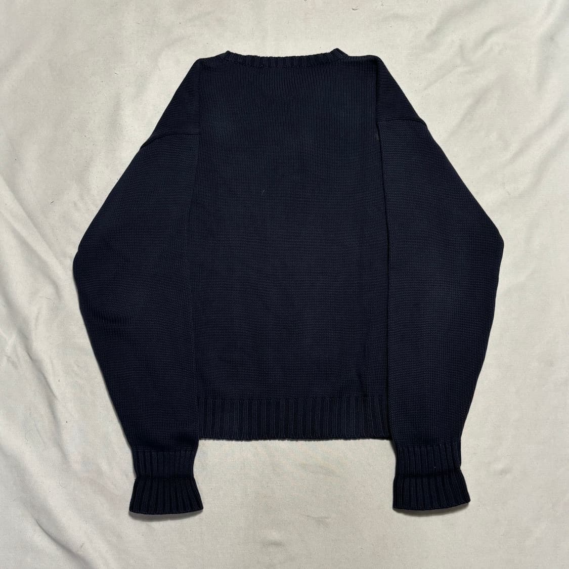 XL 폴로랄프로렌 버건디 포니 코튼 네이비 니트 상품이미지3