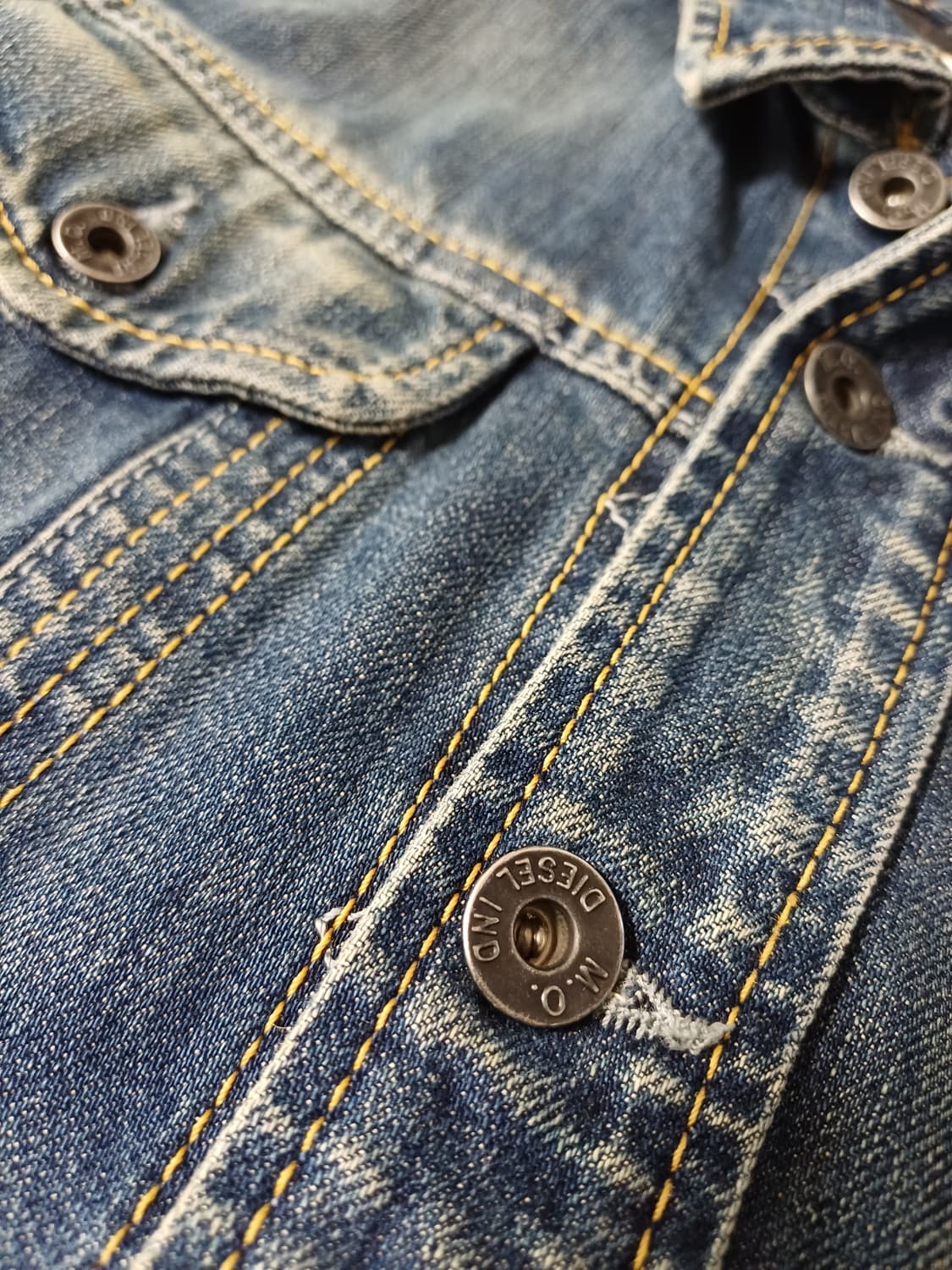 디젤 빈티지 워싱 데님 트러커 자켓 상품이미지5