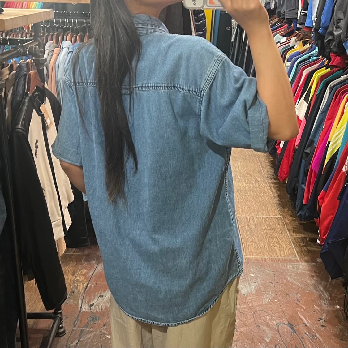 [HI] 칼하트 데님 반팔셔츠 상품이미지5