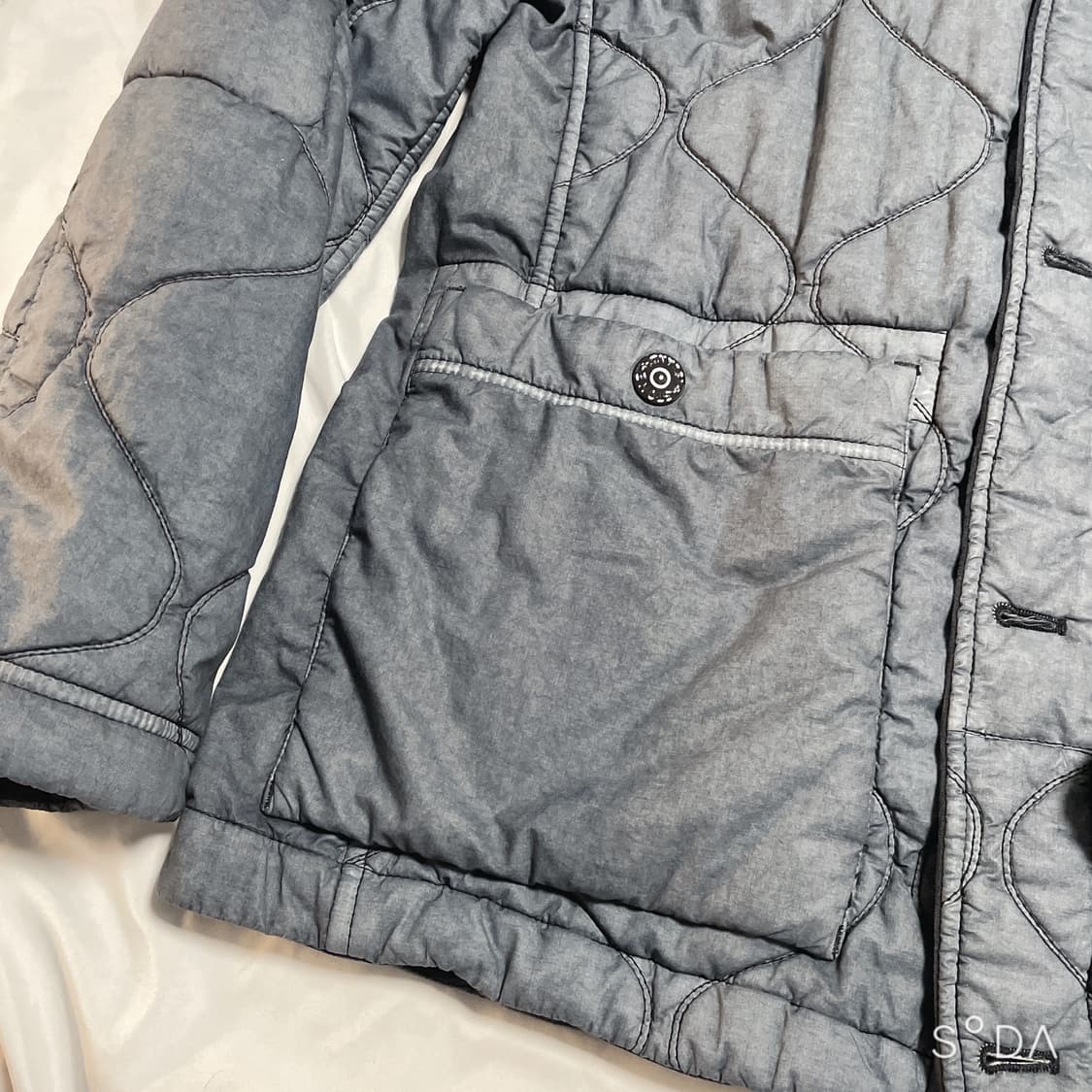 스톤아일랜드 퀼팅 자켓 그레이 L 상품이미지5