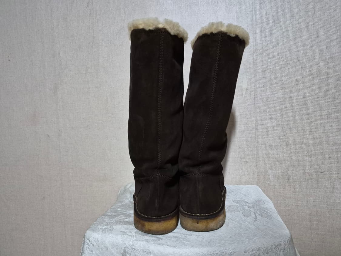 발리 스웨이드 양털 부츠 38 1/2 (250) 상품이미지4