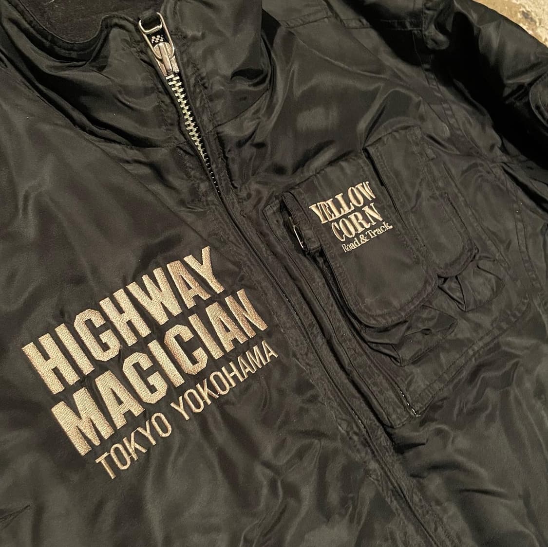 옐로우콘 패딩 봄버 자켓 (105) 상품이미지4