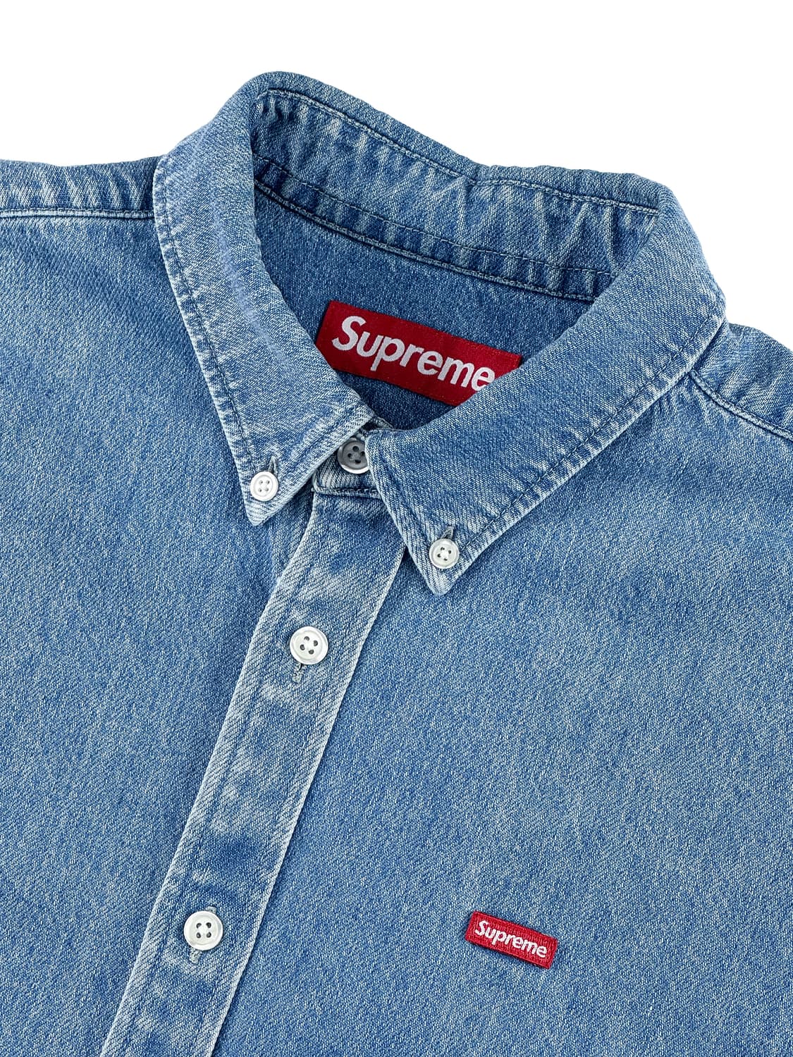 슈프림 스몰 박스 셔츠 데님 상품이미지3