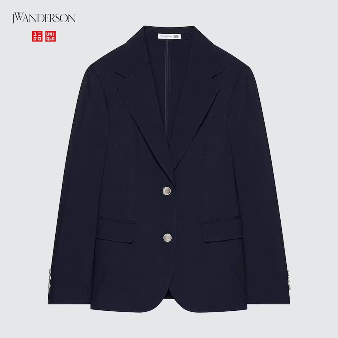 [XL] 유니클로 x JW앤더슨 여성 감탄자켓 네이비 상품이미지1
