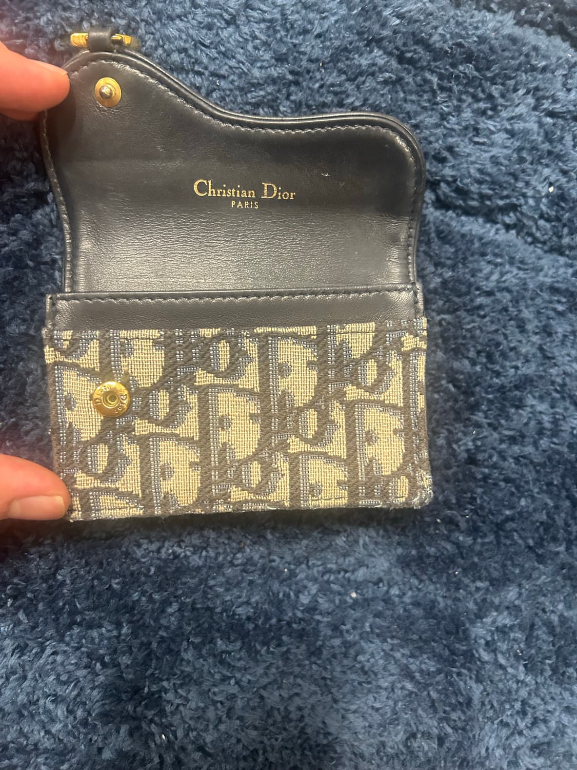 디올 오블리크 새들 카드지갑 정품 상품이미지2