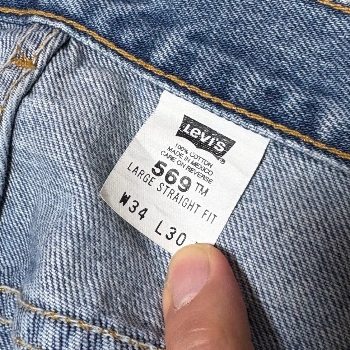 00s 리바이스 569 청바지 중청 상품이미지4