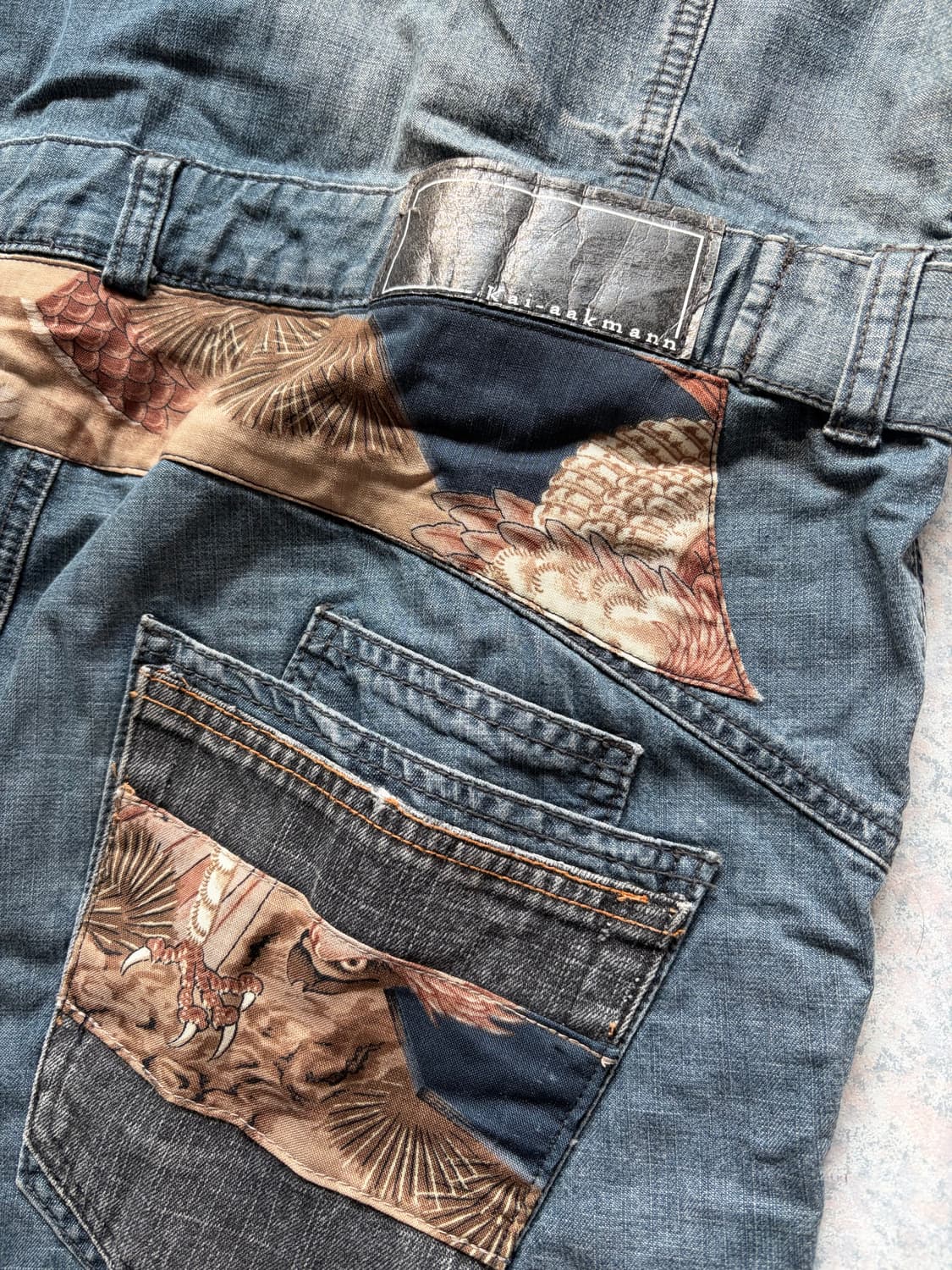 카이아크만 커스텀 데님 점프수트 상품이미지3