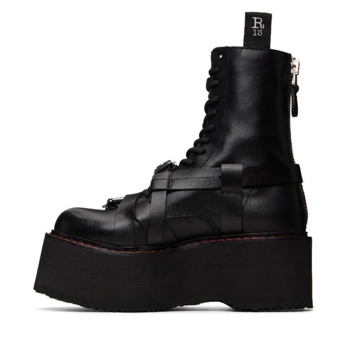 R13 더블스택 스트랩 부츠 상품이미지3