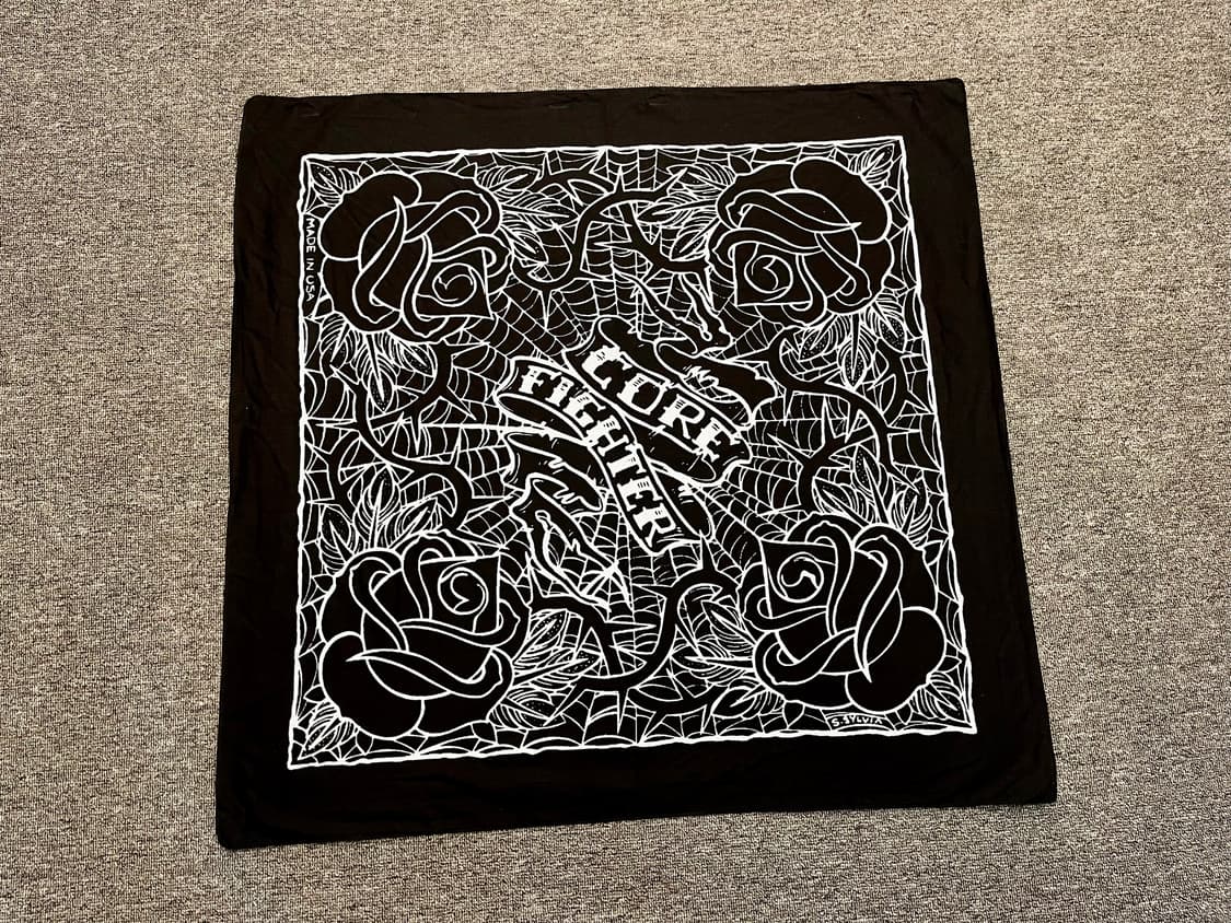 코어파이터 블랙 빅반다나 Made in USA 상품이미지1