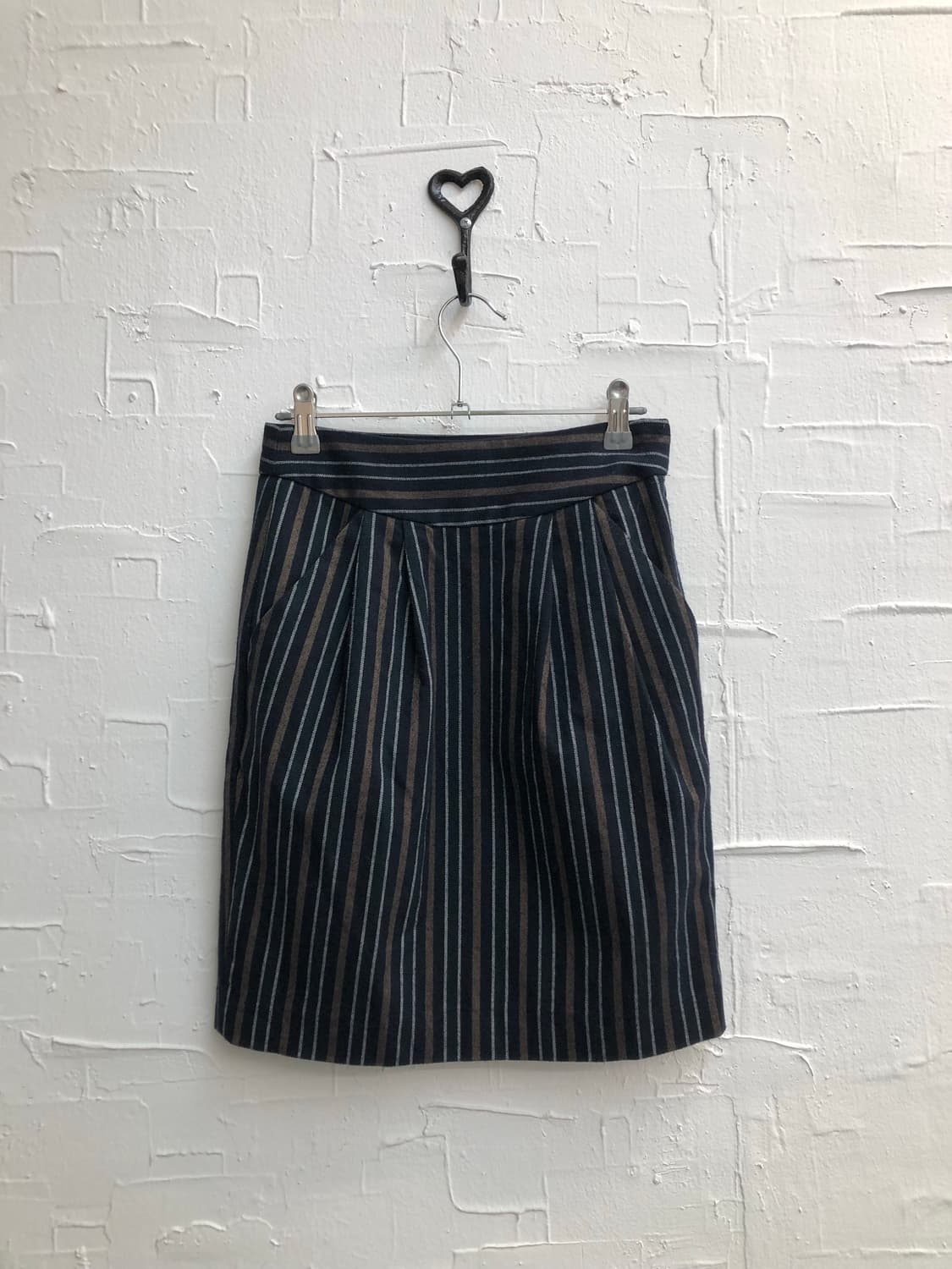 Baggy navy midi skirt 상품이미지3
