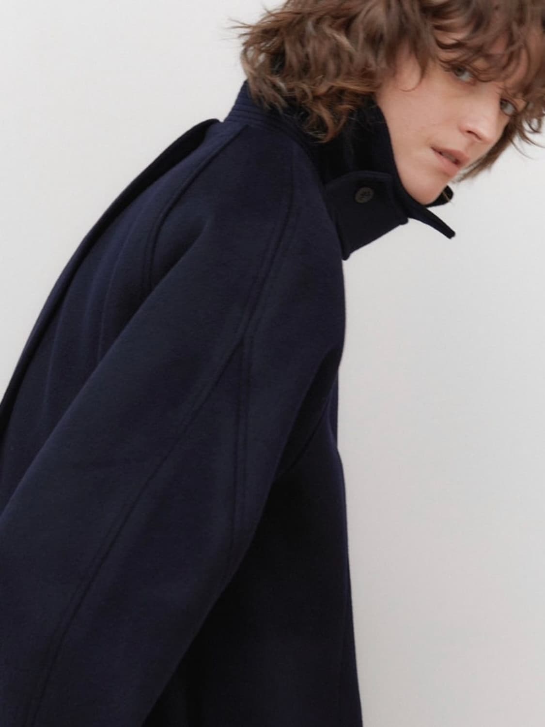 에핑글러 HIGH NECK COAT - CASH NAVY 상품이미지3