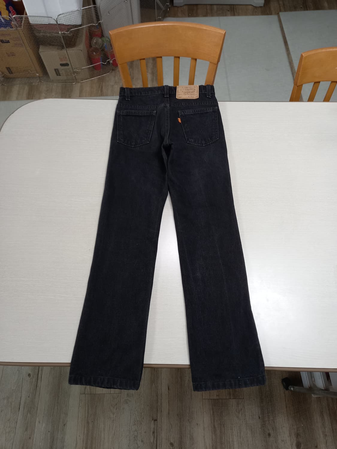 26 96's 리바이스517 USA 오렌지탭 일자진 블랙 26-618 상품이미지2