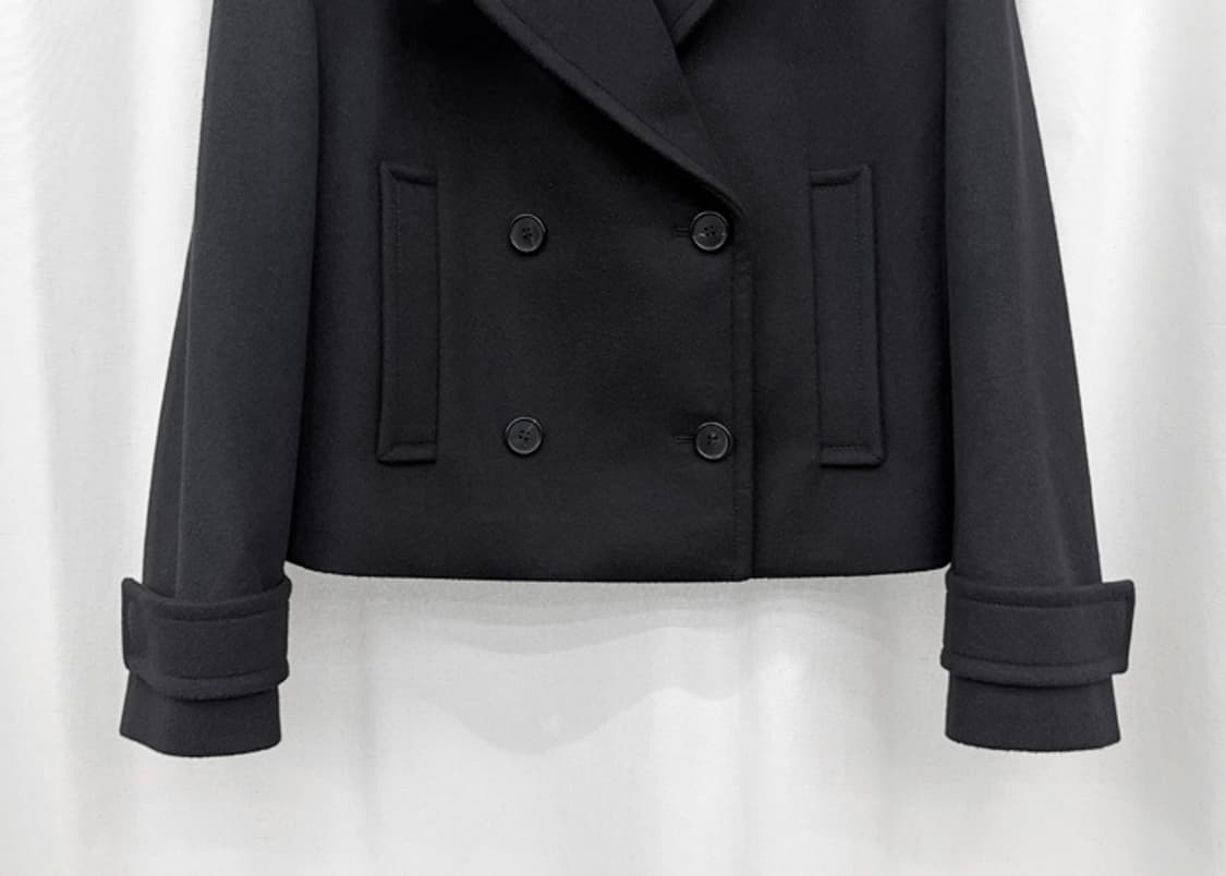 준지 24FW 더블 브레스티드 캐시미어 크롭 자켓 상품이미지5