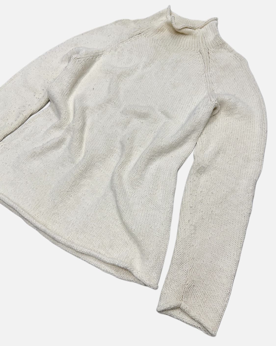 L.L.BEAN vintage texture ivory knit 상품이미지2