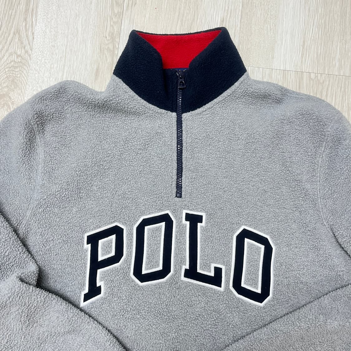 m사이즈 폴로 랄프로렌 성조기 플리스 하프집업 상품이미지3