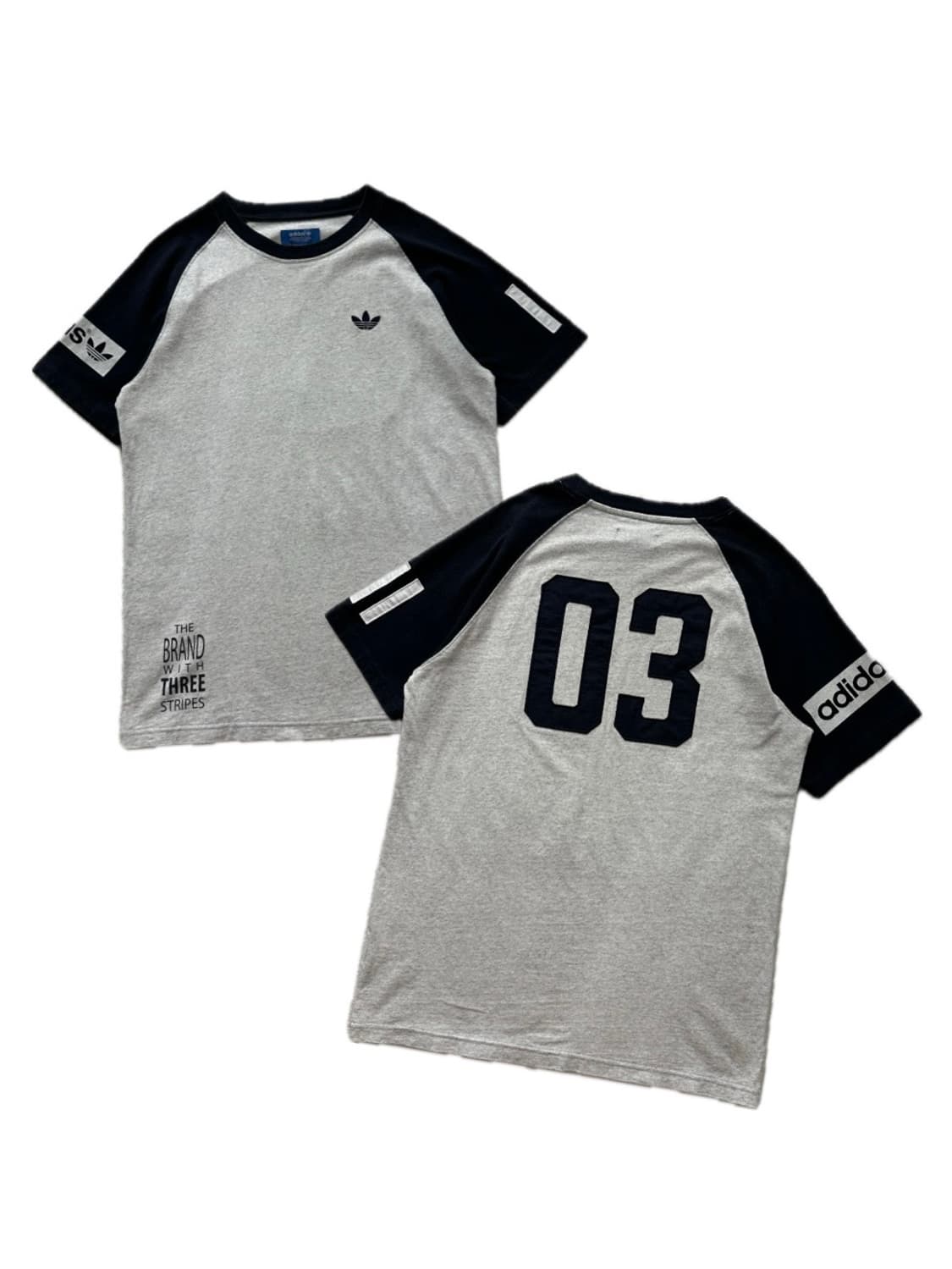 아디다스 파이어버드 나그랑 반팔티 오트밀 다크네이비 상품이미지1