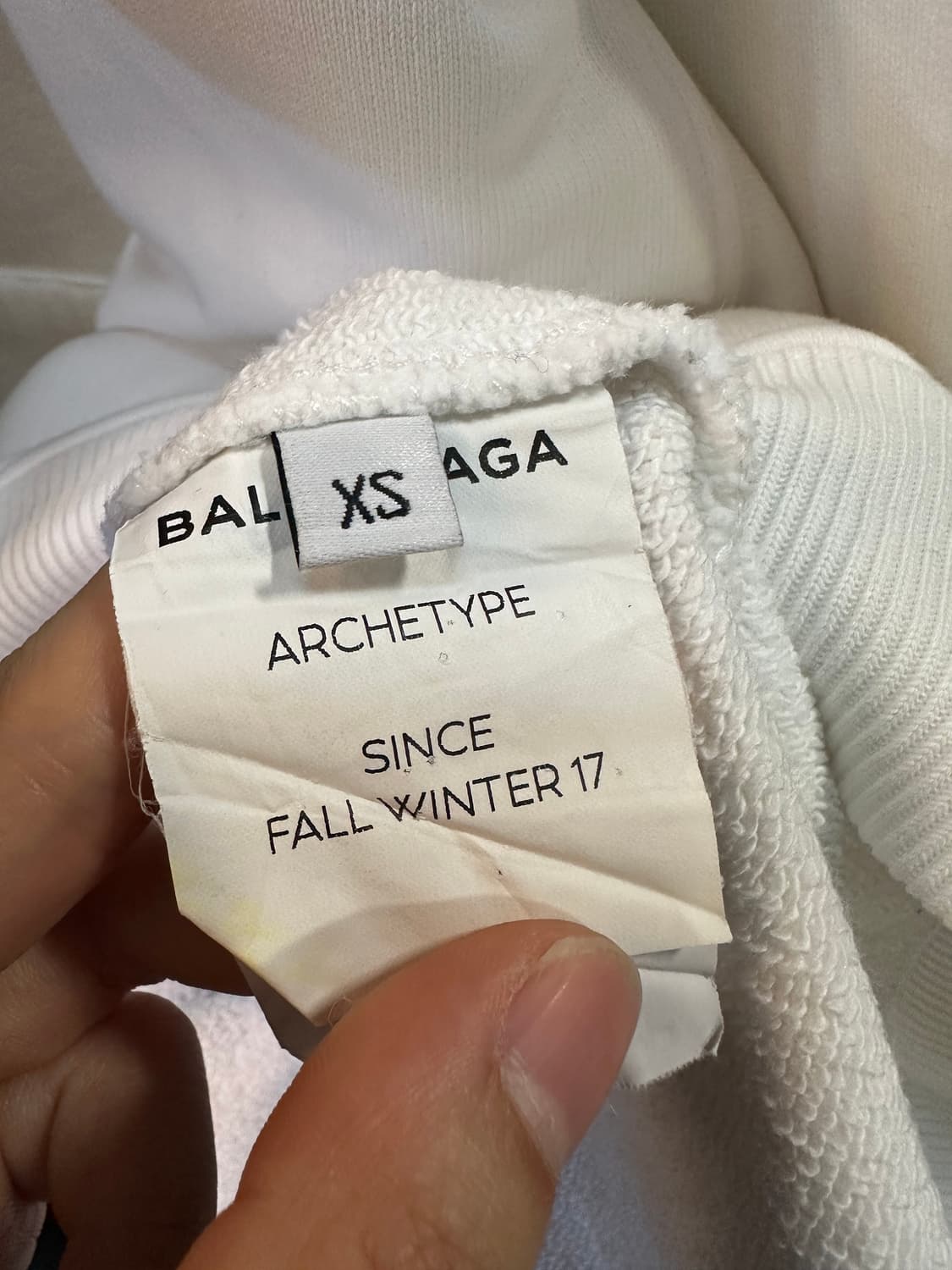 발렌시아가 백로고 오버 후디 처분  상품이미지5