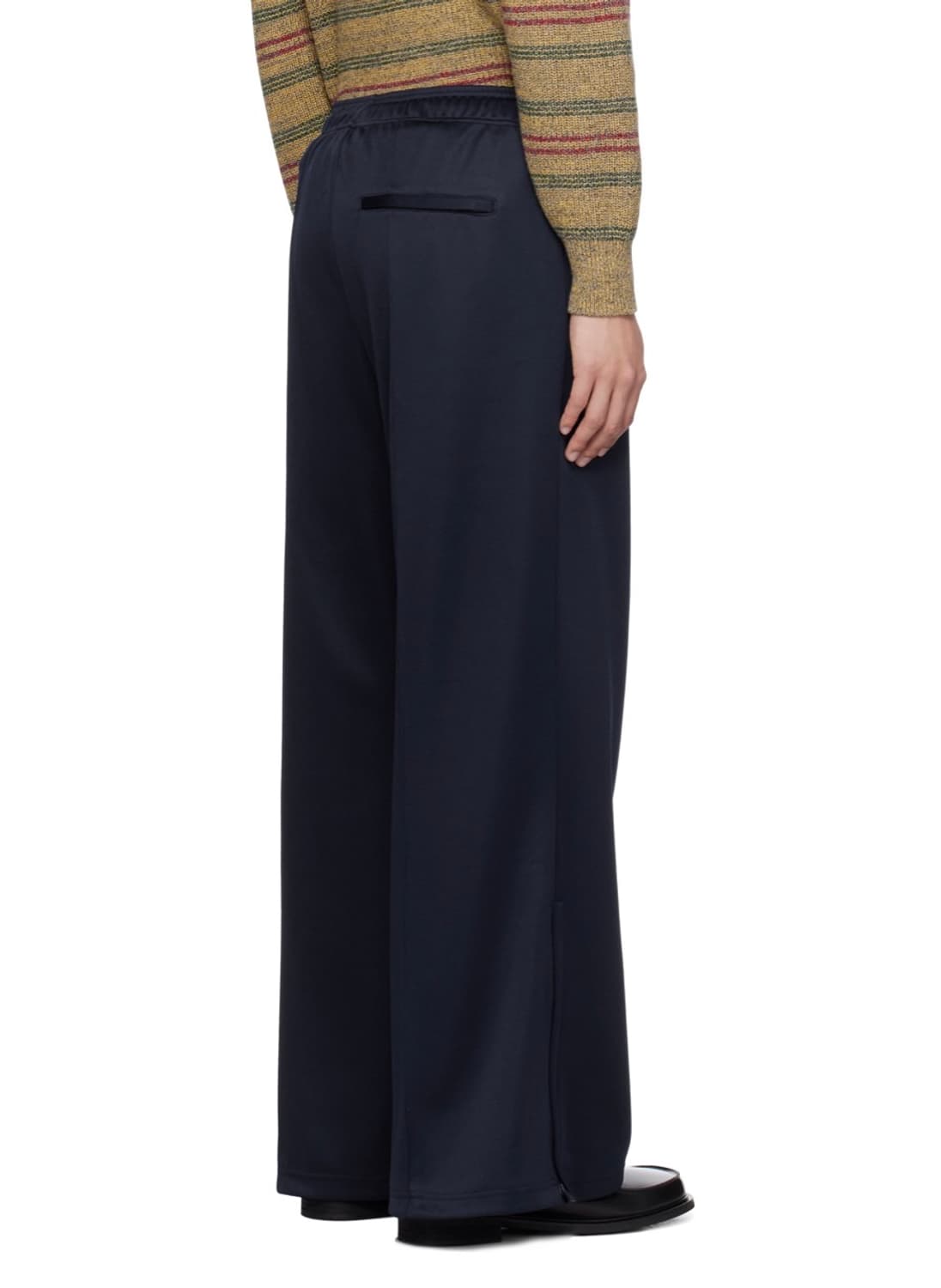 [46] 토가 바릴리스 와이드 레그 저지 트랙팬츠 네이비  상품이미지10