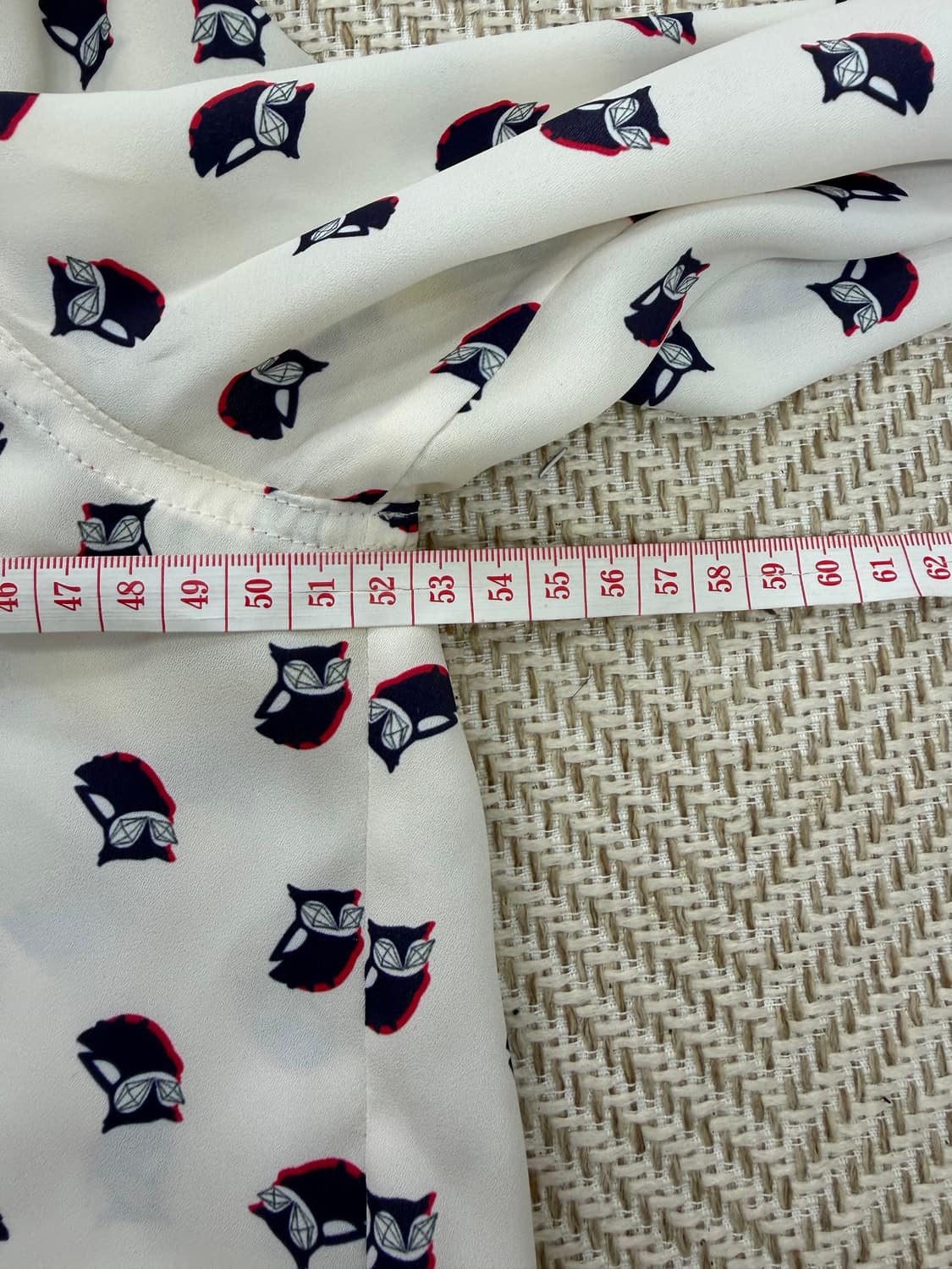 정품) 럭키슈에뜨 패턴 셔츠 블라우스 38 상품이미지7