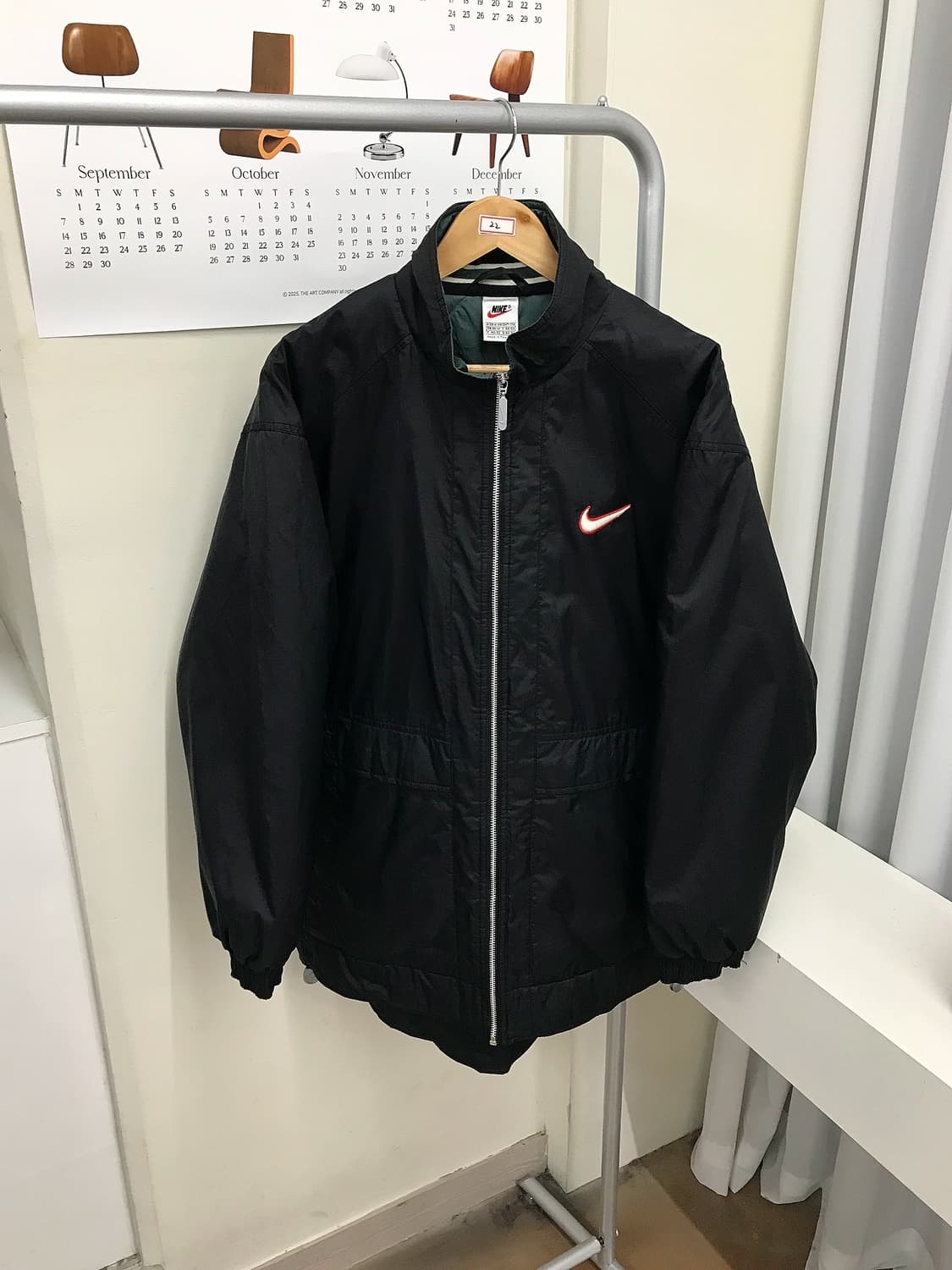 나이키 90s 빅스우시 누빔 롱패딩 상품이미지2